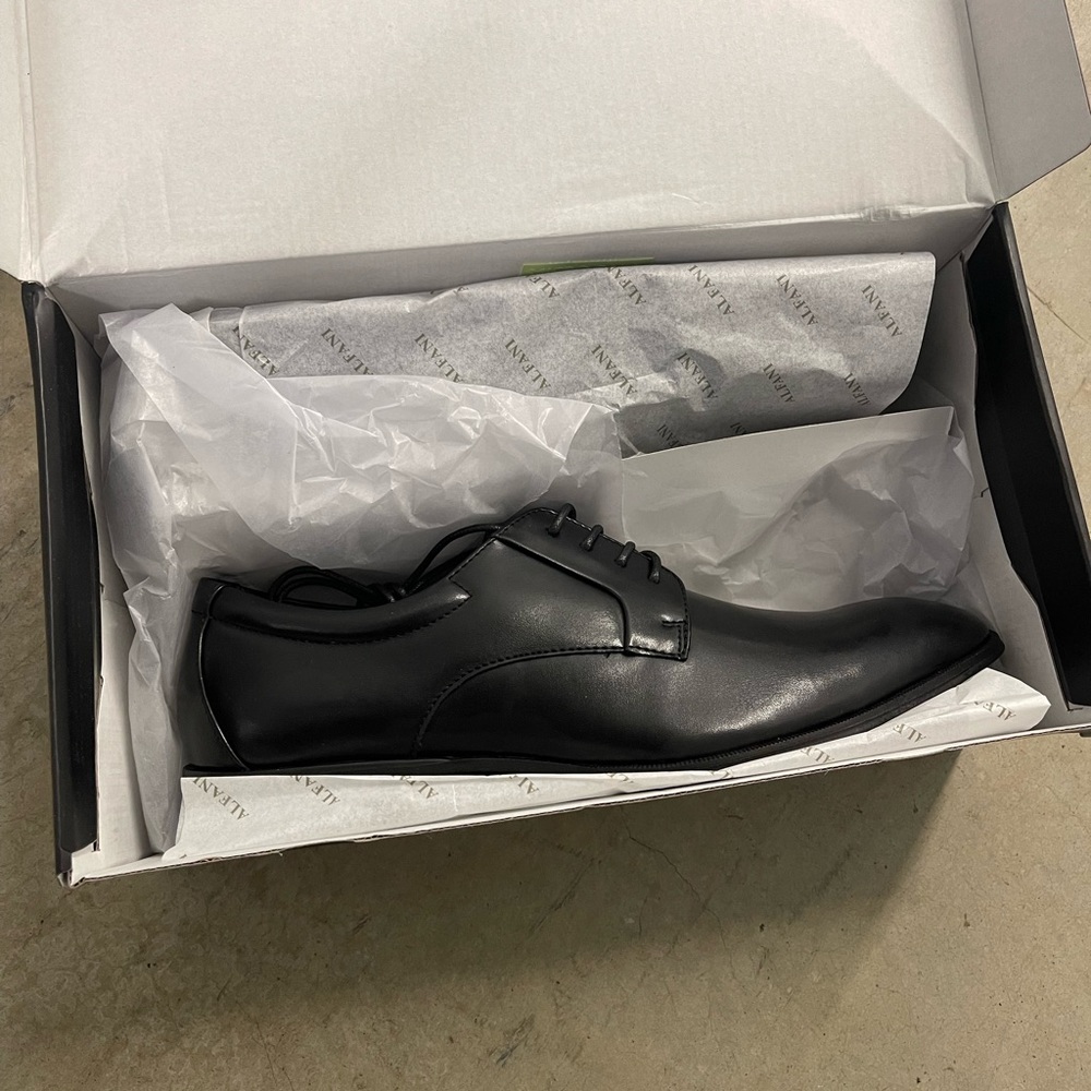 Brand new black dress shoes never worn before!